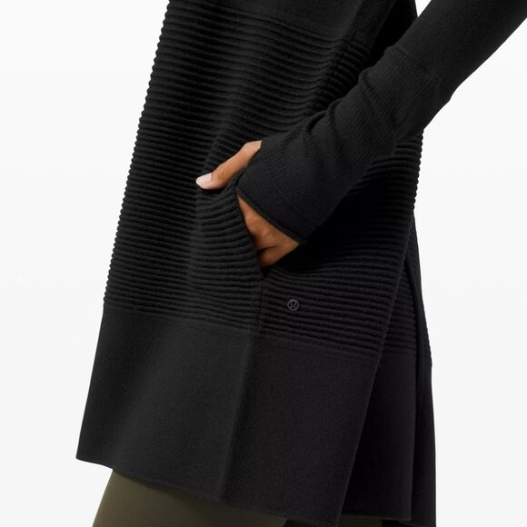 Lululemon Sit In Lotus Wrap II Style Number: W4ANWS Black Size 6 - Picture 4 of 14